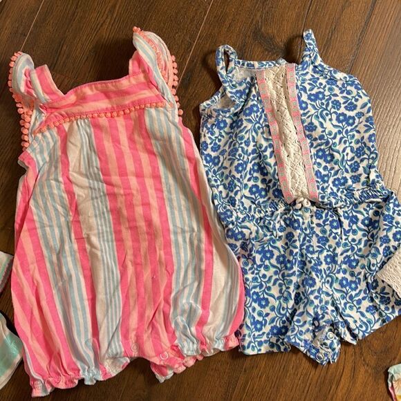 (7) Piece Carter’s + Baby GAP Girls 6 Mo Spring Summer Set 6M - Picture 3 of 9